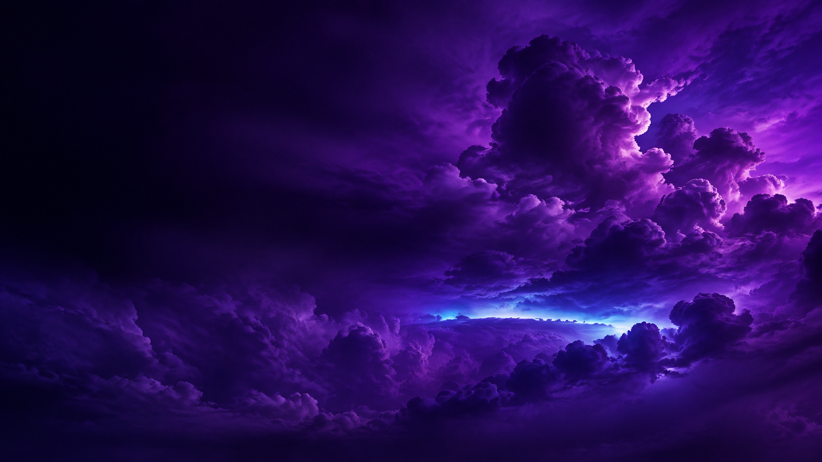 Purple clouds, the signature NAPTiON visual